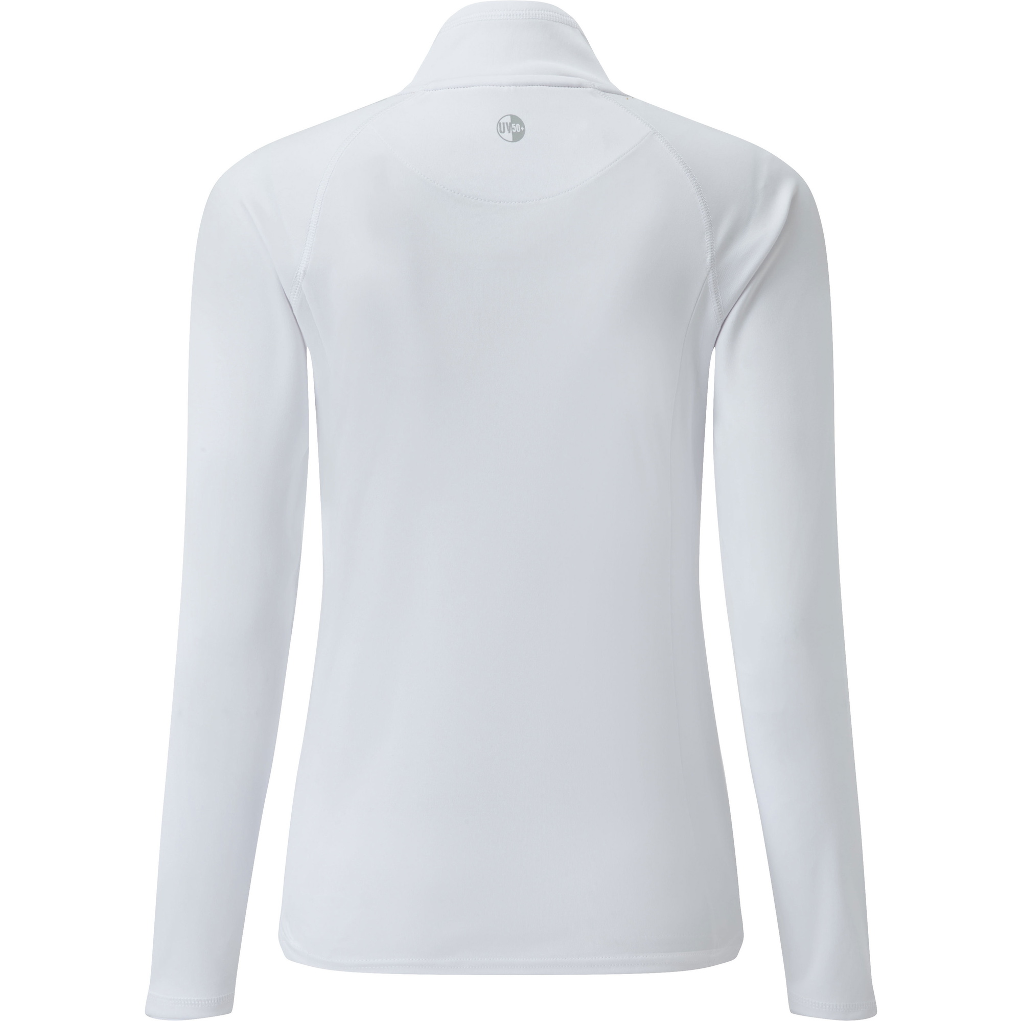 2026 Gill Uv Femmes Tec Zip Cou Haut Uv009w Blanc