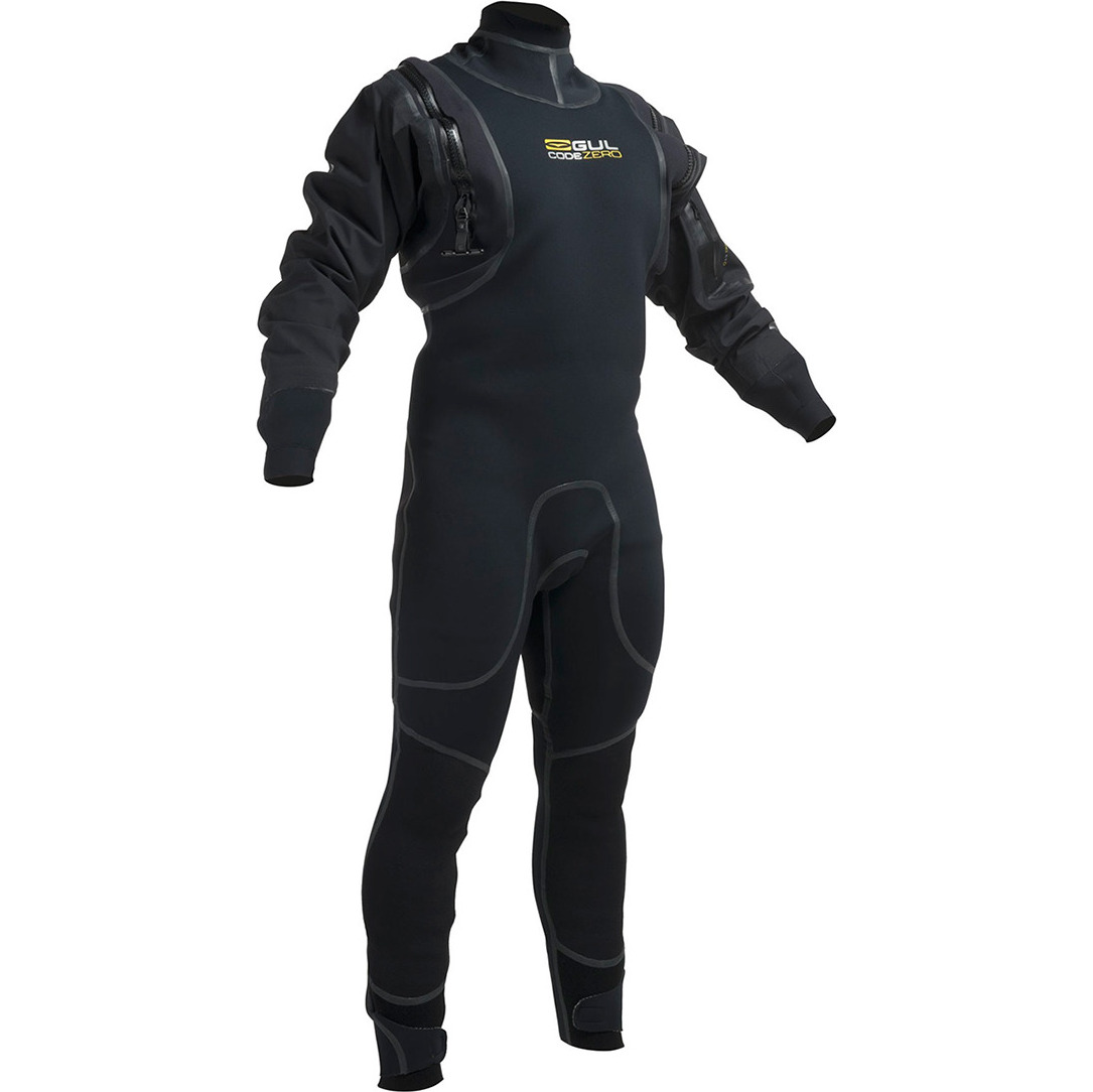 2019 Gul Code Zero 4mm Hybrid Néo Semi - Drysuit Gm0377-b1 - Noir