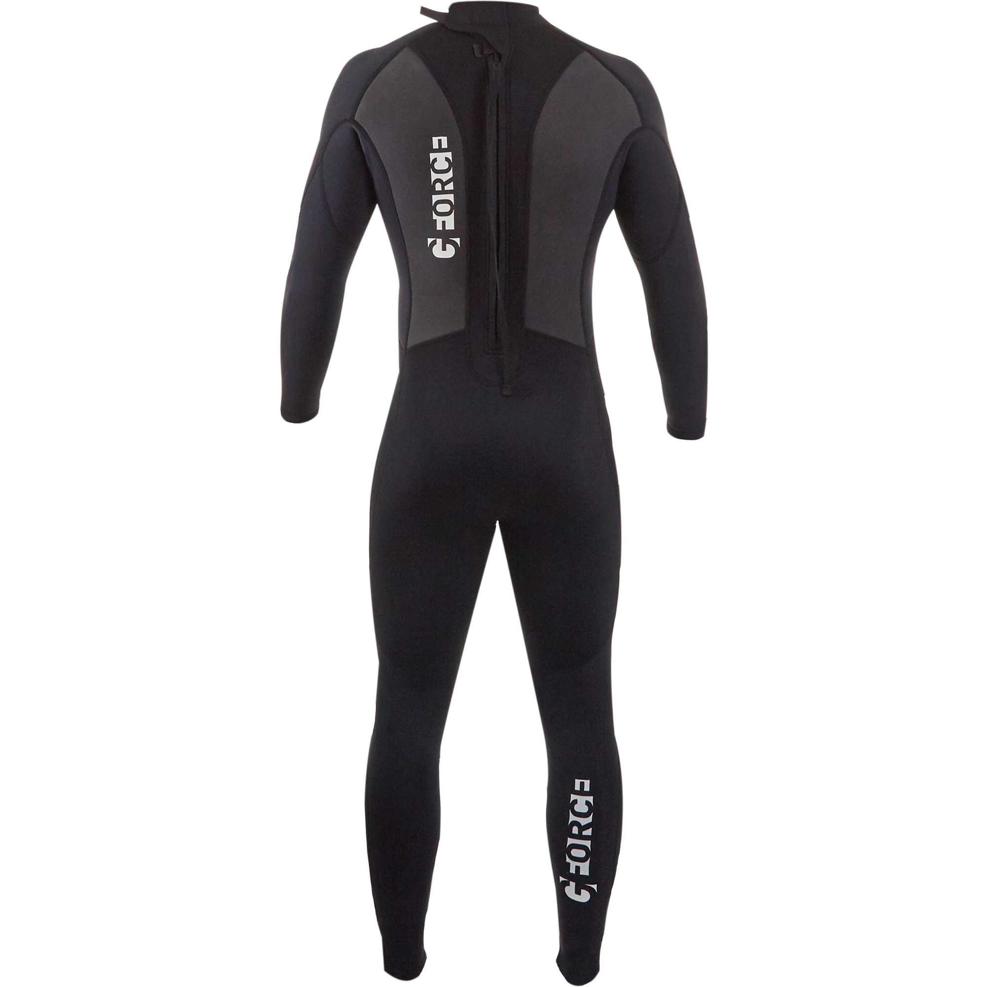 2026 Gul Enfants G-Force 3mm Back Zip Flatlock Combinaison Néoprène GF1307-B7 - Black