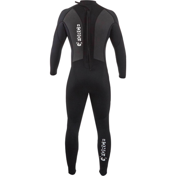 2026 Gul Enfants G-Force 3mm Back Zip Flatlock Combinaison Néoprène GF1307-B7 - Black