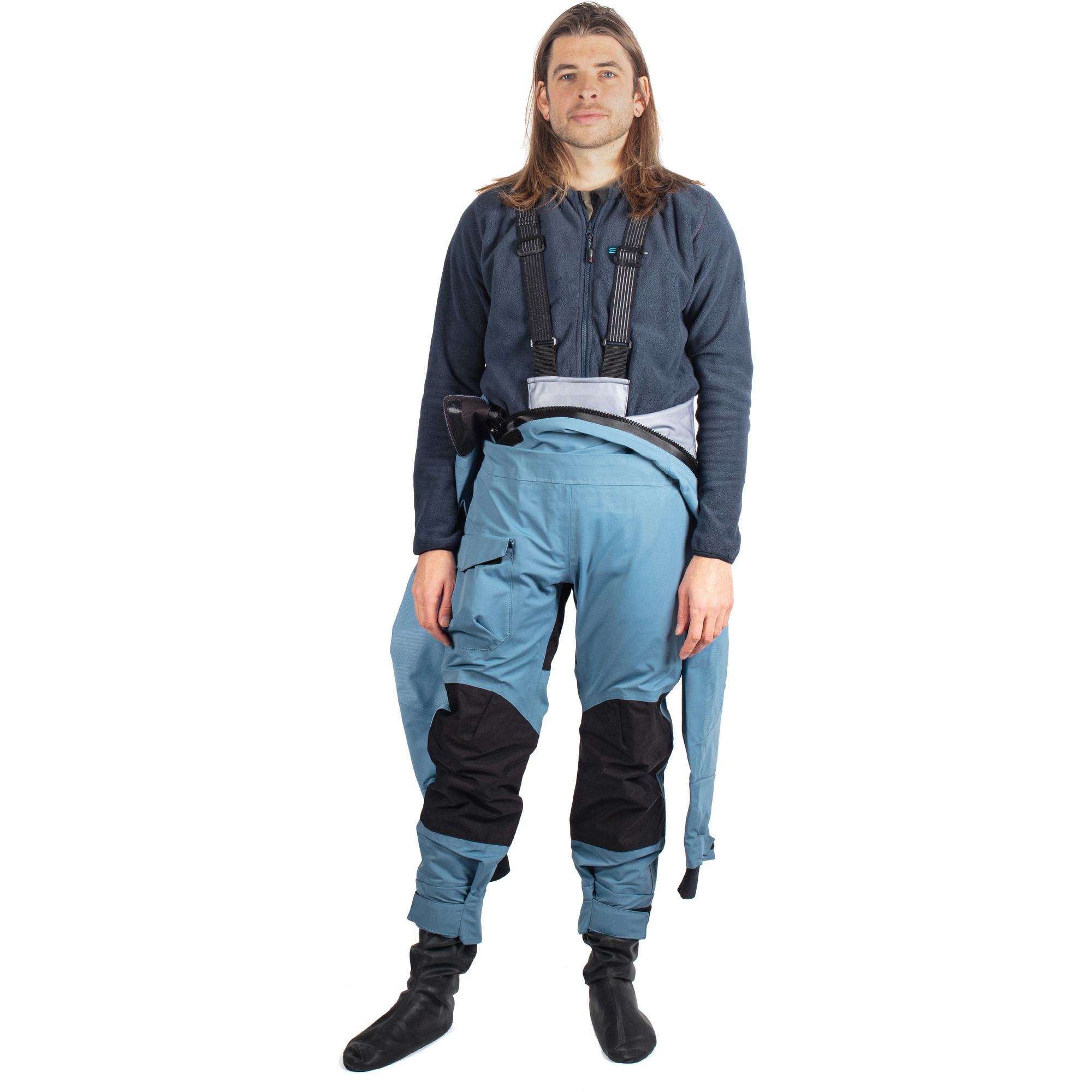 2026 Gul Hommes Dartmouth Eclip Zip Drysuit GM0378-B9 - Blue