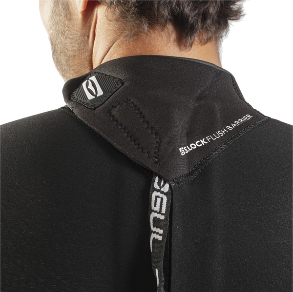 2026 Gul Hommes Response 5/3mm GBS Back Zip Combinaison Néoprène RE1213-C1 - Black