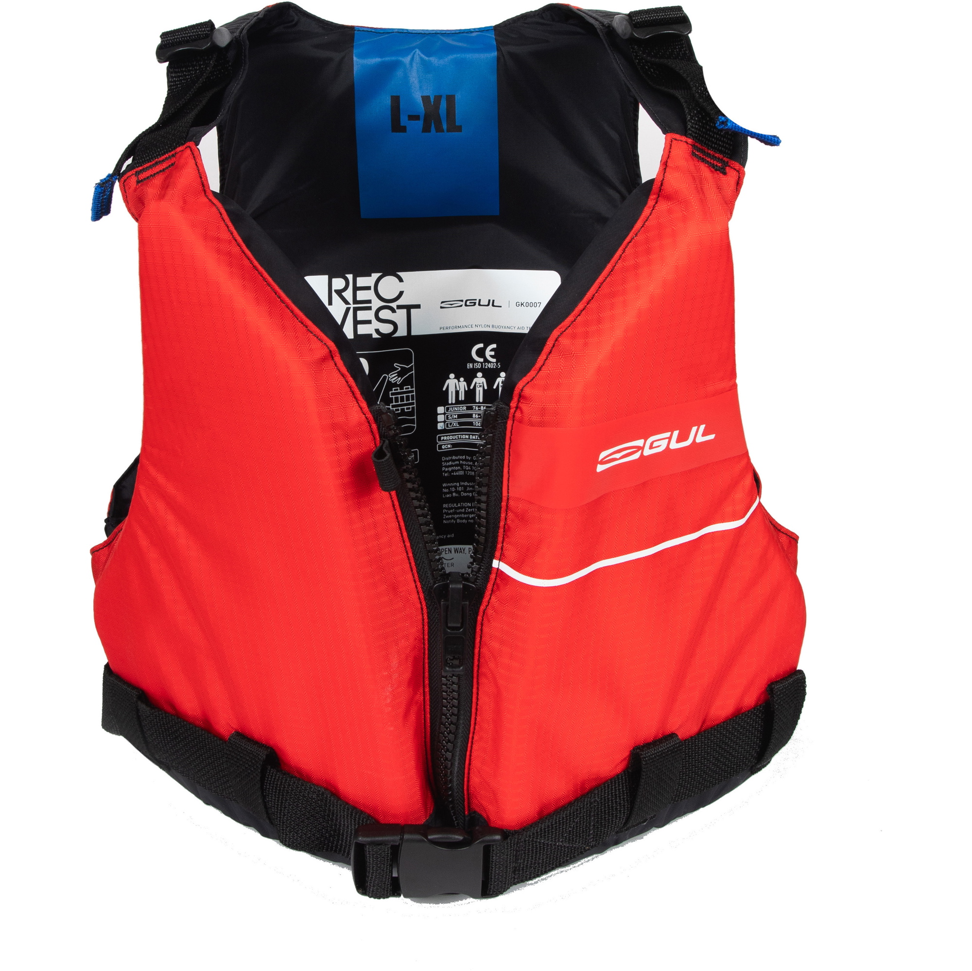 2026 Gul Enfants Gilet De Sauvetage Aide à La Flottabilité Gk0007-B7 - Red / Black