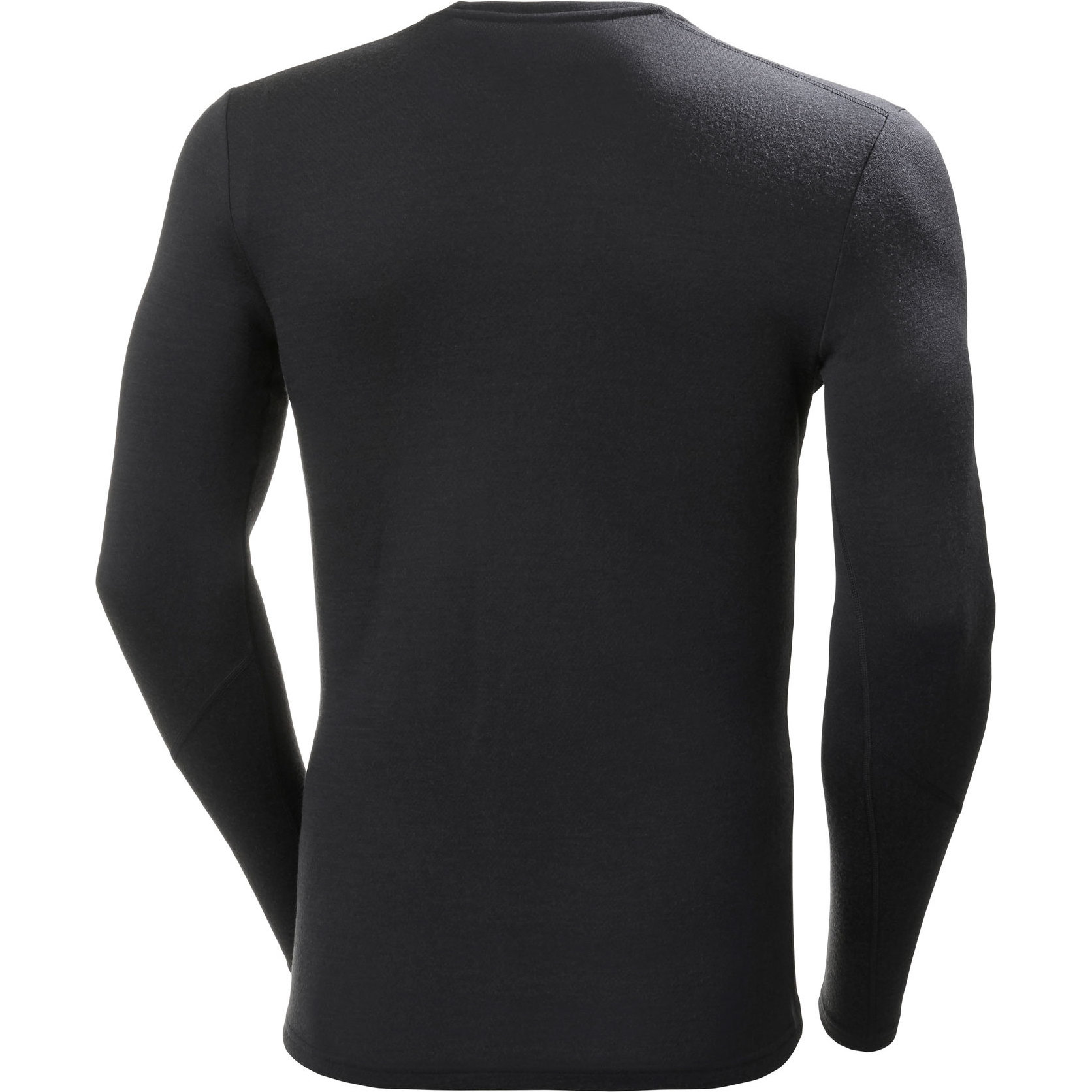 2021 Helly Hansen Merino Lifa Hommes Mi Poids Crew De Haut 49364 - Noir