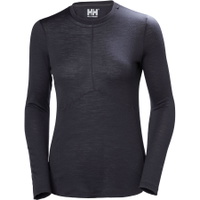 Femme Helly Hansen Mérinos Léger Haut ébène