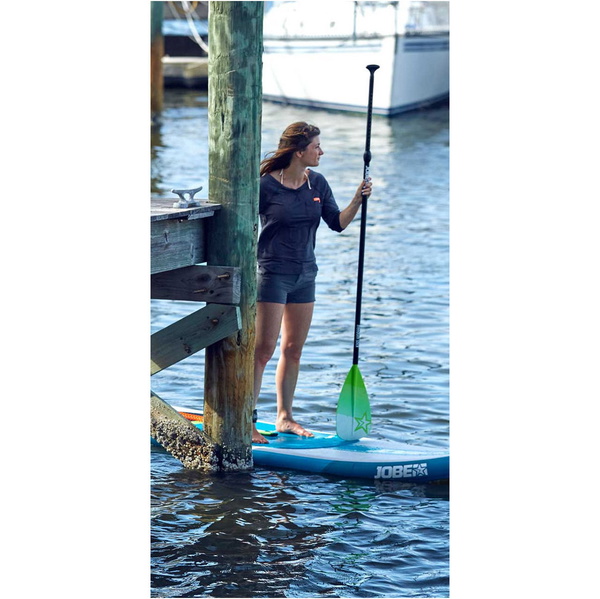 Jobe Aero Yarra Stand Up Paddle Board Gonflable 10'6 X 32 "y Compris Pagaie, Sac à Dos, Pompe Et Leash