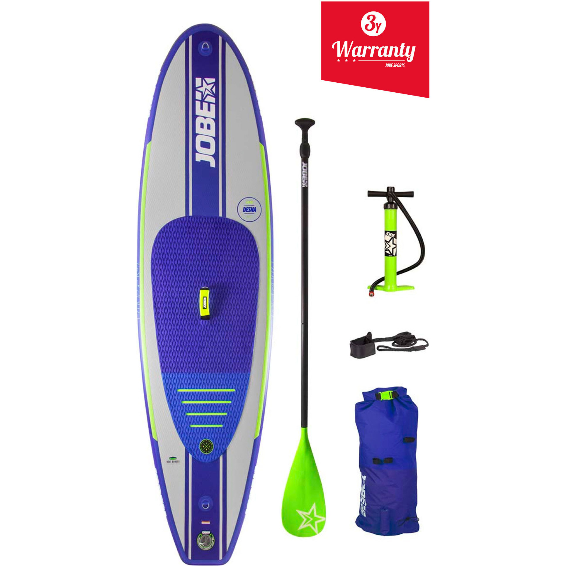 Planche De Stand Up Paddle Board Gonflable Jobe Jobe 2020 Jobe X 32 "avec Pagaie, Sac à Dos, Pompe Et Laisse