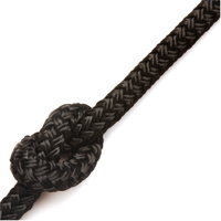 Cordage Polyester Mat Noir