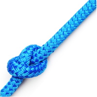 Cordage Polyester Mat Bleu