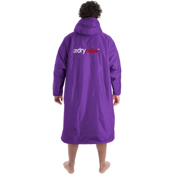 2023 Dryrobe Advance Manches Longues Change Robe DR100L - Purple / Grey