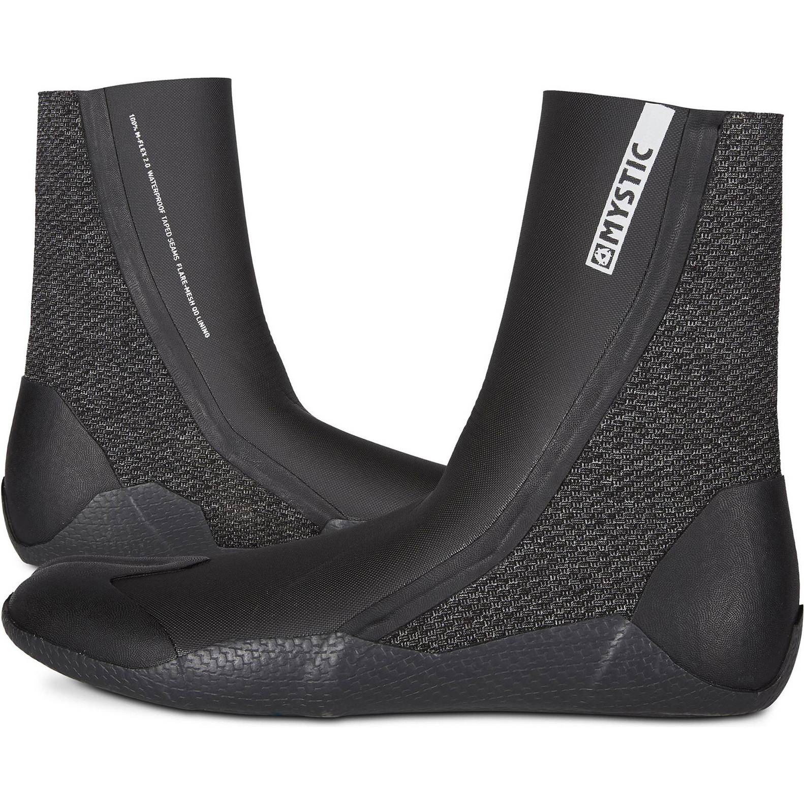 Mystic Supreme Bottes à Bout Fendu 5mm 200033 - Noir