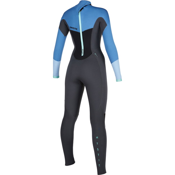 Combinaison Femme 2021 Mystic Back Zip , Star 5/3mm 200027 - Bleu Menthol