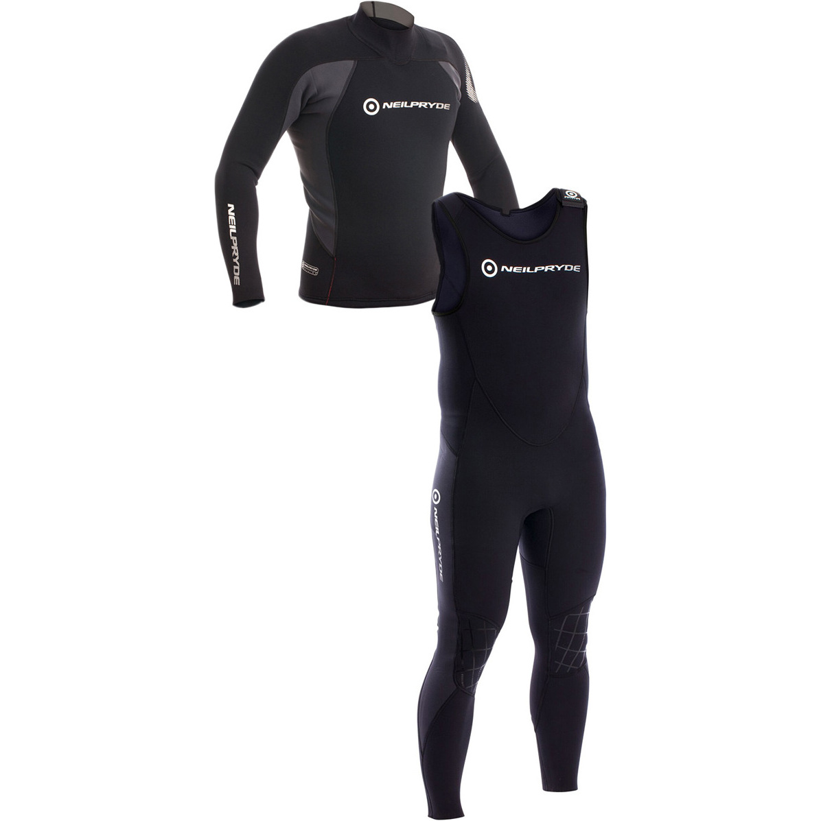 2018 Neil Pryde Junior Raceline 3/2mm Neoprene Top & Long John Combi Black