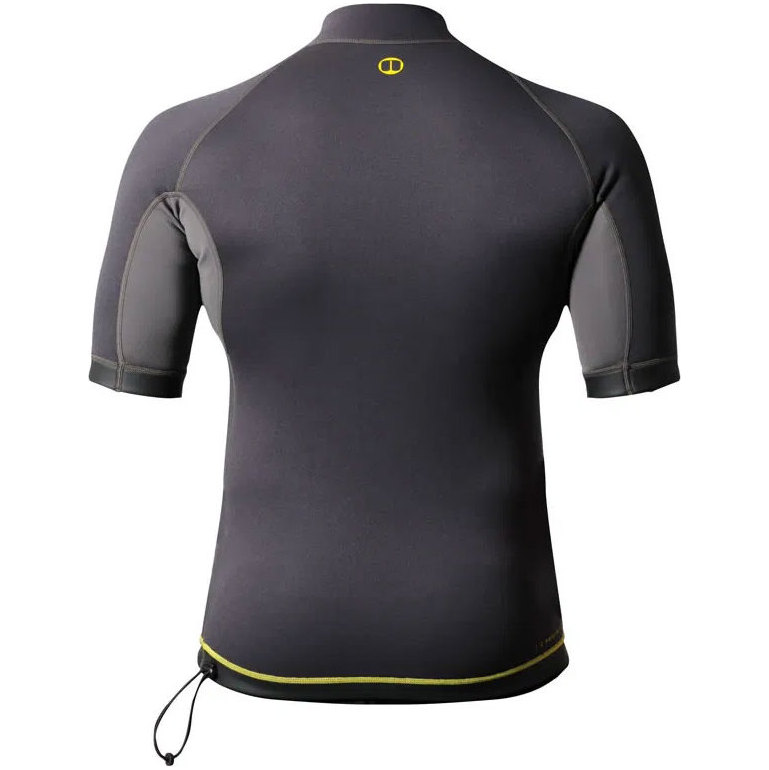2026 Nookie 1mm Gilet Ti Néoprène Manches Courtes NE12 - Gris / Jaune