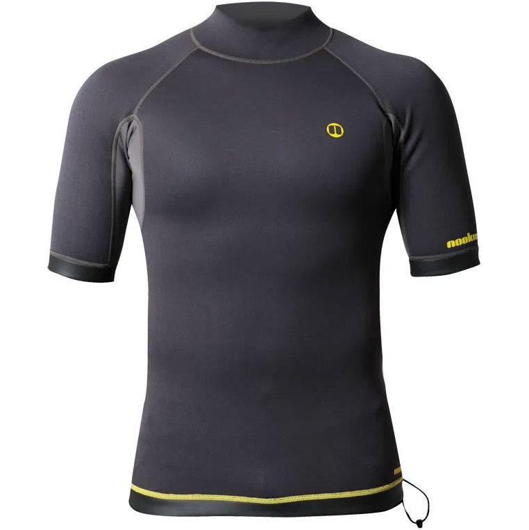 2026 Nookie 1mm Gilet Ti Néoprène Manches Courtes NE12 - Gris / Jaune