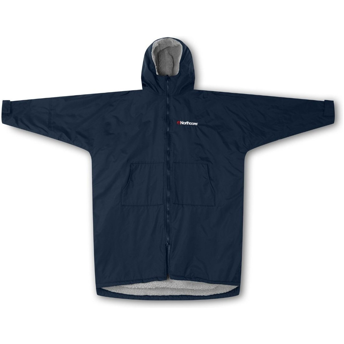 2026 Northcore Beach Basha Sport Long Sleeve Changing Robe NOCO24N - Blue