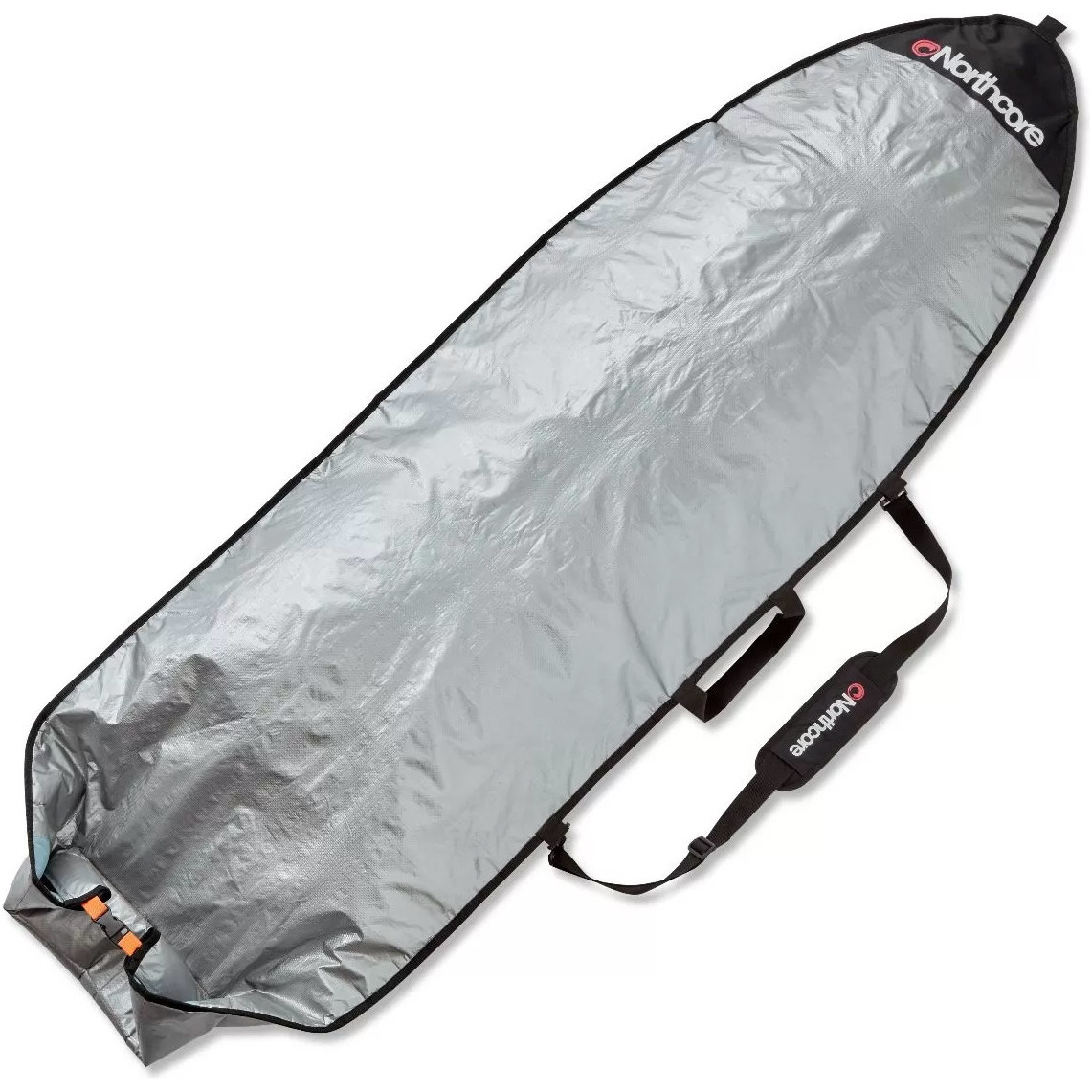 2026 Northcore Roll Top 5mm Sac à Planche Réglable 5'4-7'2 - Gris