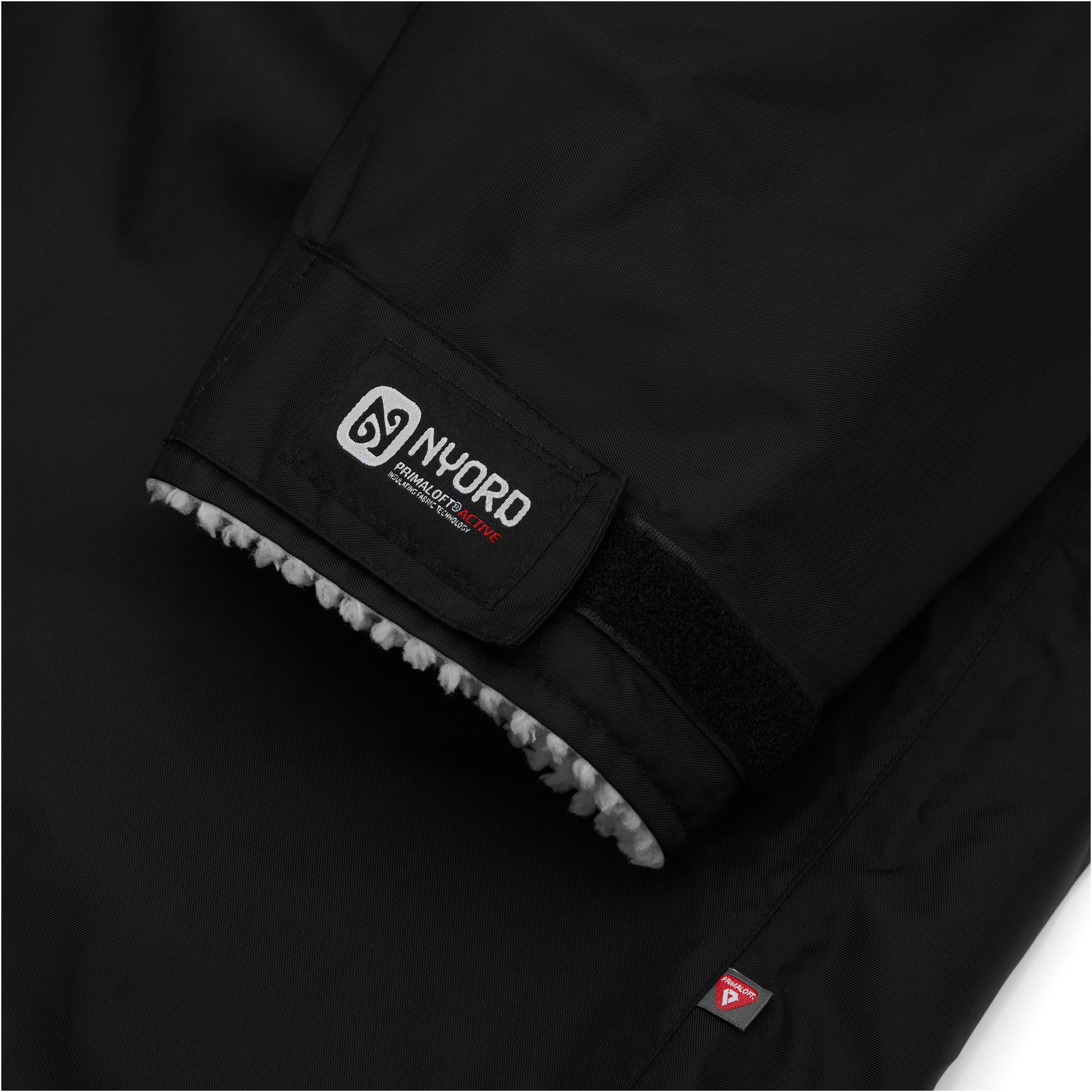 2026 Nyord Peignoir à Langer Extérieur Primaloft ACC0005 - Black / Gris