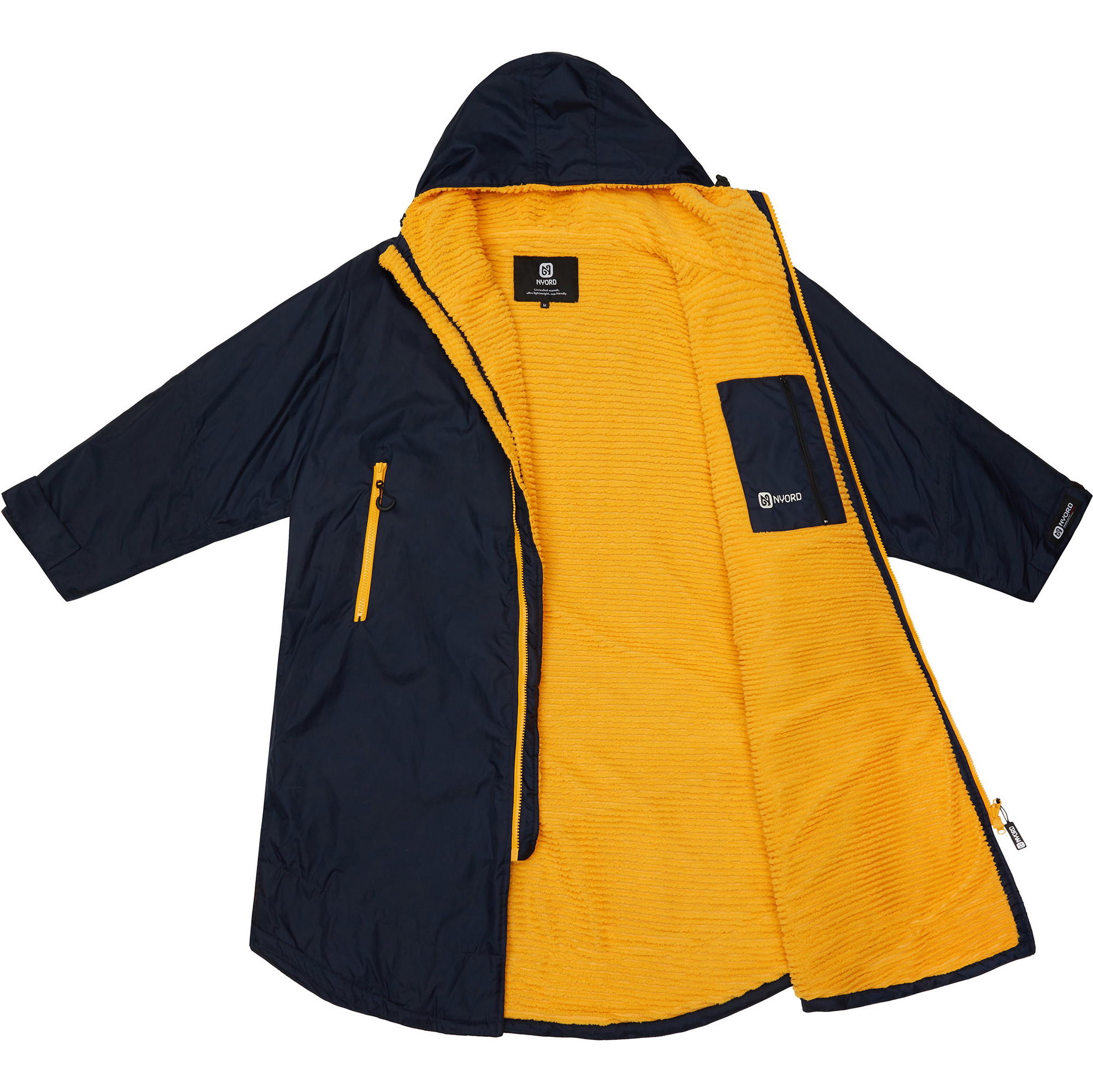 2024 Nyord Peignoir à Langer Extérieur Primaloft® Acc0005 - Navy / Jaune