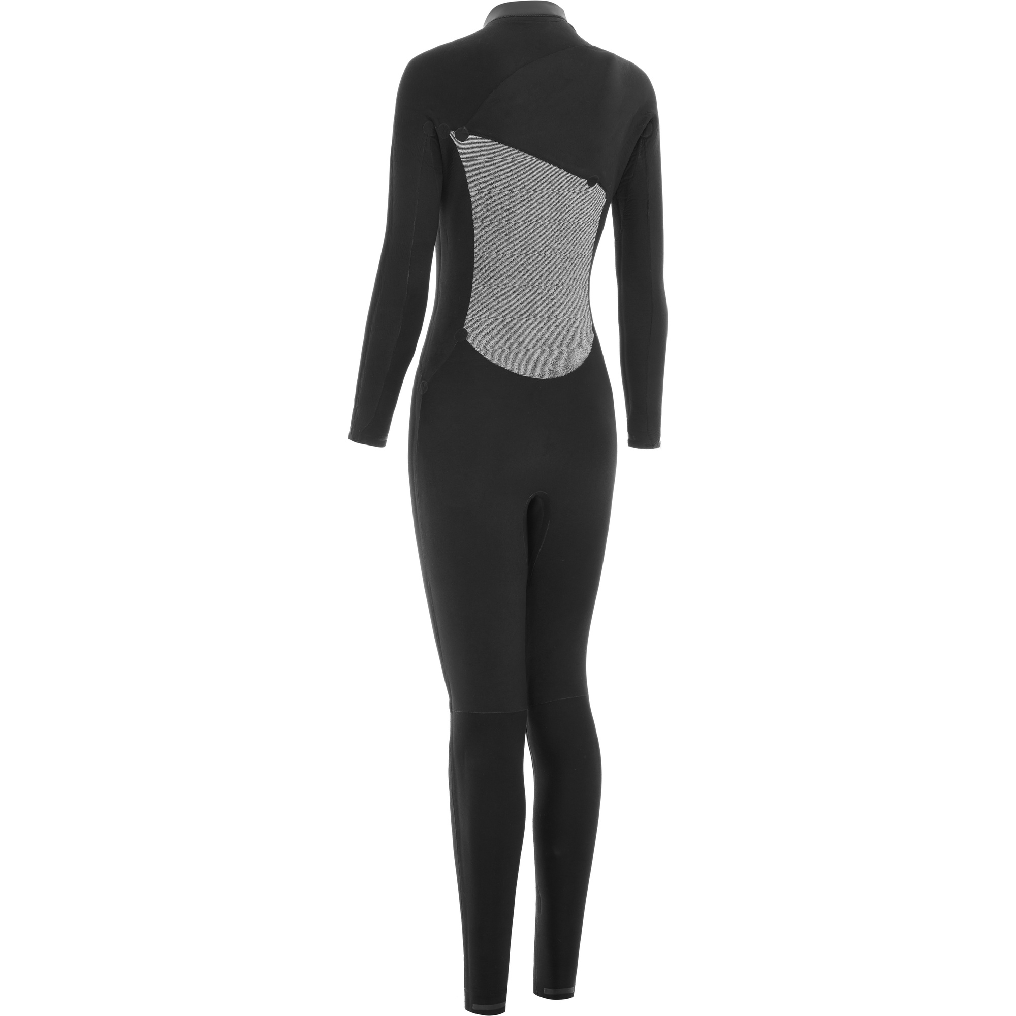 2025 Nyord Femmes Furno Warmth 4/3mm Chest Zip GBS Combinaison Néoprène FWW43001 - Black