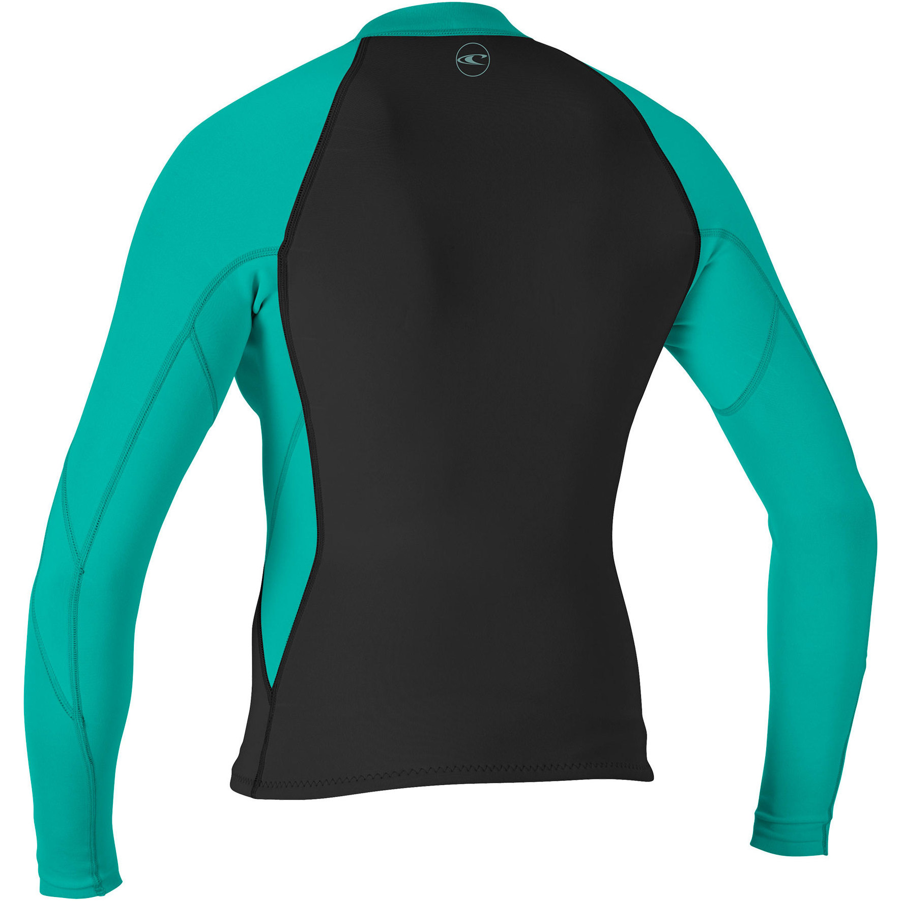 2026 O'neill Femmes Reactor Ii 1.5mm Front Zip Veste En Néoprène 5294 - Noir / Aqua