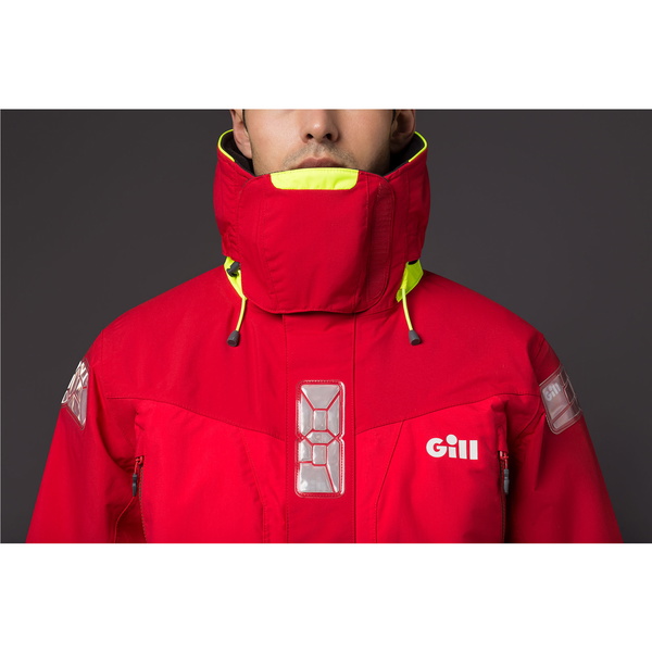2021 Gill Os2 Offshore Veste Pour Hommes Rouge Os24j