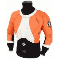 Manches longues pour femmes Element Néoprène Neck Paddle Dry Top Orange / Crème