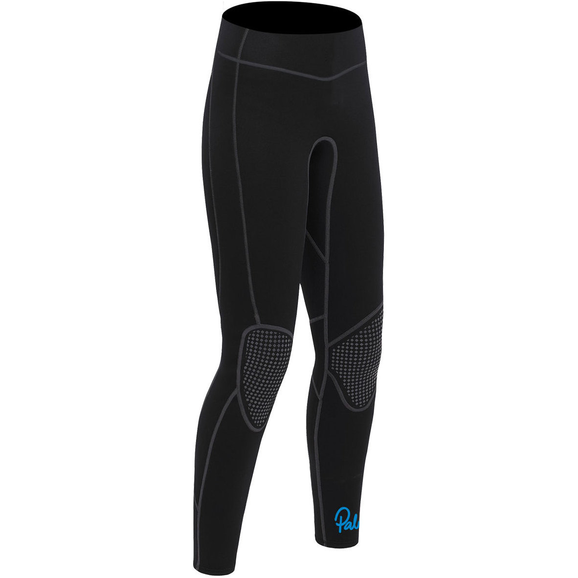 2026 Palm Femmes Quantum 3mm Flatlock Wetsuit Trousers 12239 - Black
