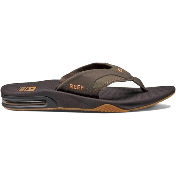 2026 Reef Hommes Tongs Fanning - Brown / Gum
