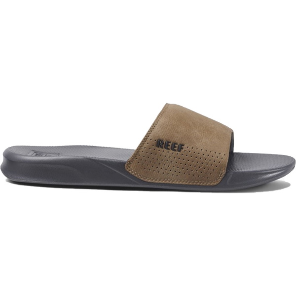 2025 Reef Hommes One Sliders RF0A3OND - Grey / Tan