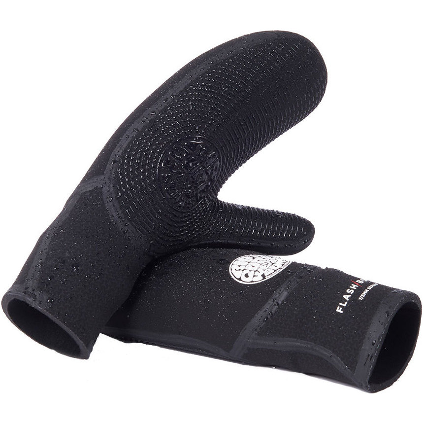 2026 Rip Curl Flashbomb 7/ 5mm Mitten Glove WGLYFF - Black