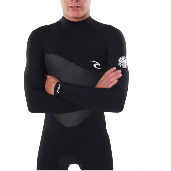 2023 Rip Curl Hommes Omega 5/3mm Back Zip Combinaison Néoprène BLACK WSM8MM