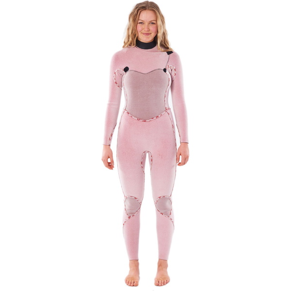 Rip Curl Femmes Flashbomb 4/3mm Chest Zip Combinaison Néoprène WSTYFG - Black