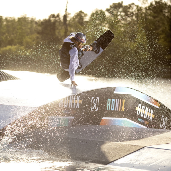2022 Ronix Kinetik Project Flexbox 1 Cable Wakeboard - Blanc / Noir