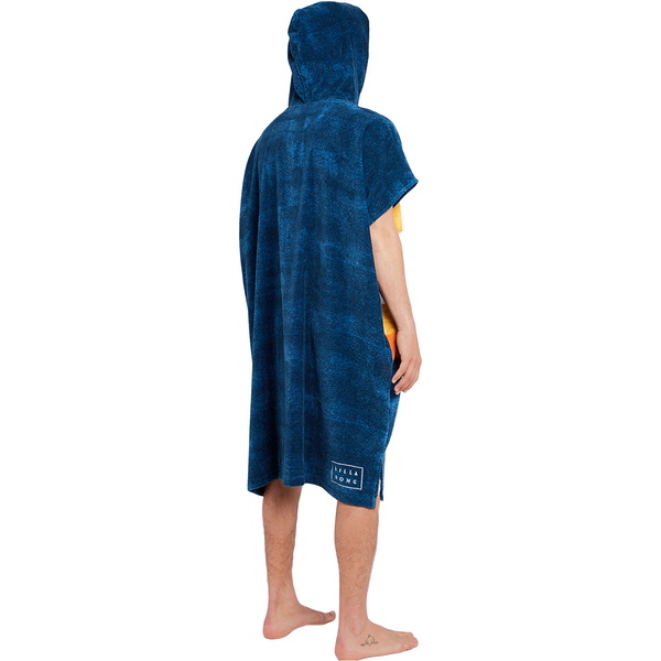2019 Poncho / Change De Robe à Capuche Serviette De Billabong Manches Courtes Ardoise H4br01