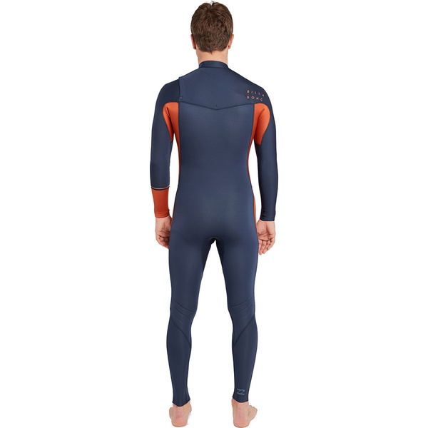 Billabong Furnace Révolution 5/4mm Chest Zip Combinaison De Plongée Ardoise L45m50