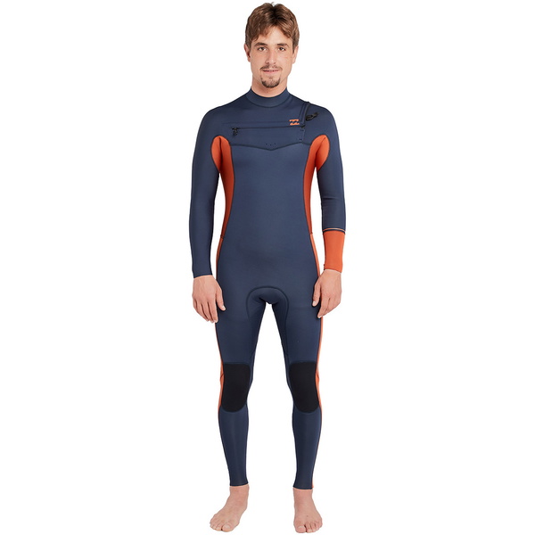 Billabong Furnace Révolution 5/4mm Chest Zip Combinaison De Plongée Ardoise L45m50