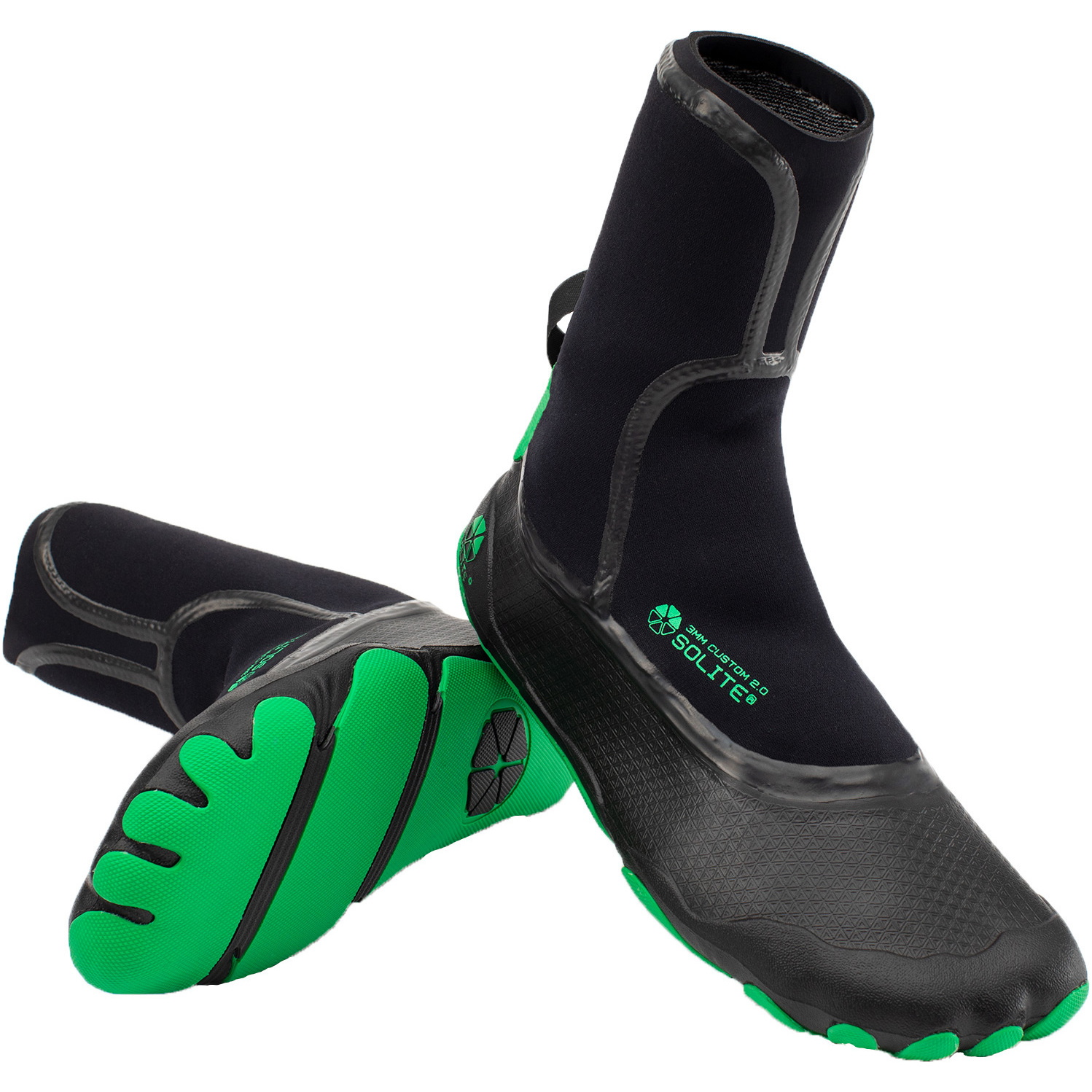 2024 Solite Néoprène Solite Custom 2.0 3mm 21004 - Vert / Noir