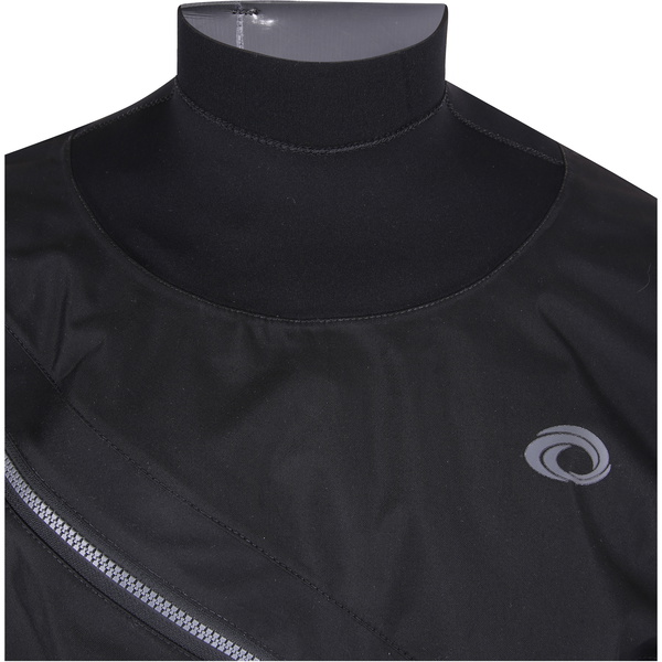 2026 Typhoon Mens Ezeedon Front Zip Drysuit 100187 - Black / Grey