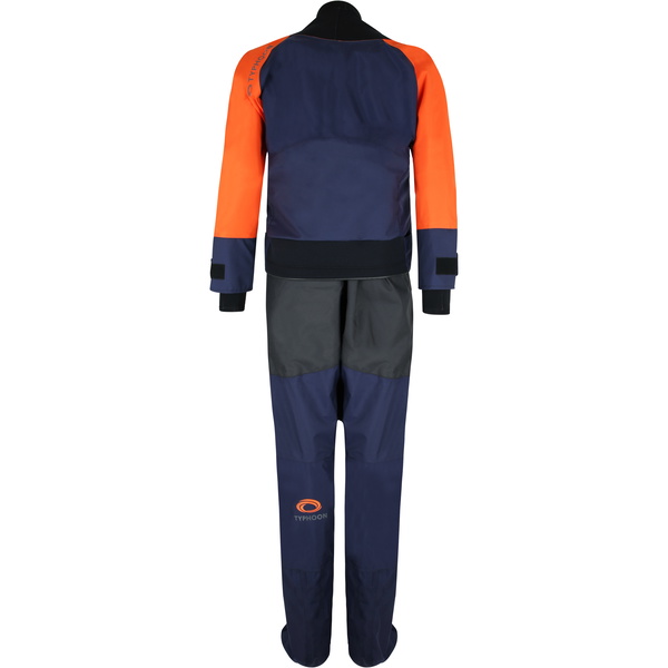 2026 Typhoon Femmes Combinaison étanche Hendra Hinge Zip 100185 - Orange / Navy