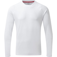 à Manches Longues Hommes Uv Tec Tee Blanc