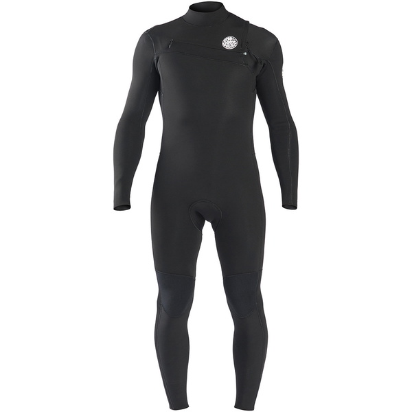 2019 Rip Curl Aggrolite 3/2mm Chest Zip Wetsuit BLACK WSM9QM