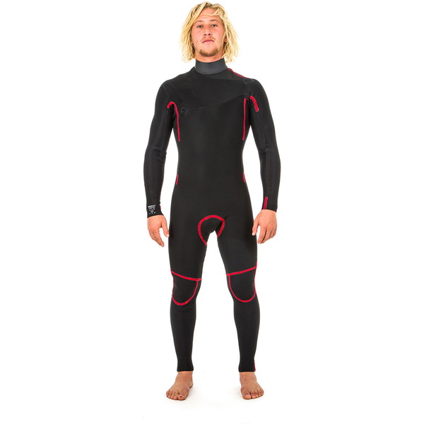 2019 Rip Curl Aggrolite 3/2mm Chest Zip Wetsuit BLACK WSM9QM