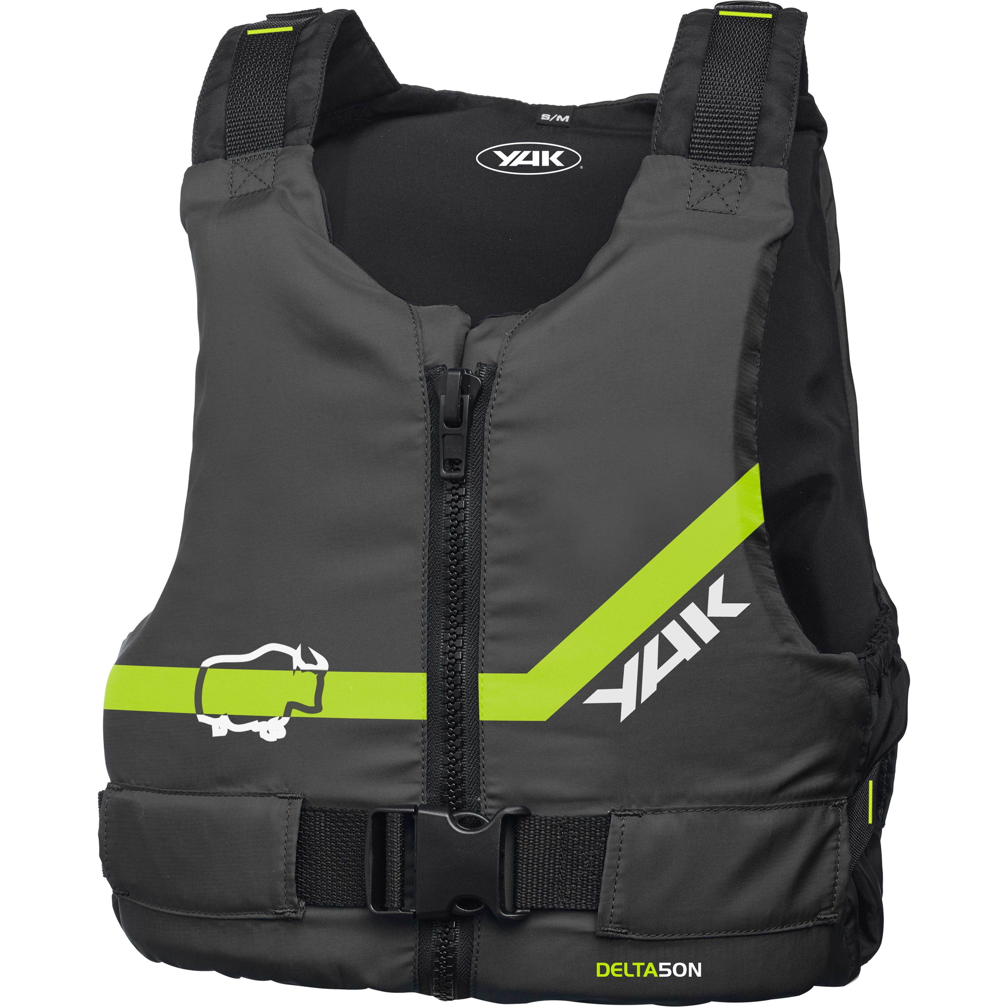 Gilet D'aide à La Flottabilité Yak Delta 50n 2024 3714 - Noir / Citron Vert