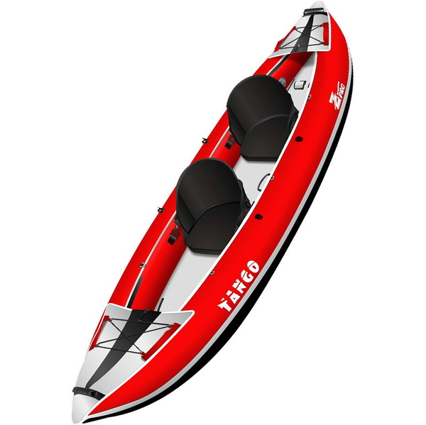 2026 Z-Pro Tango 200 1-2 Man Inflatable Kayak, Paddle & Pump Package TA200 RED
