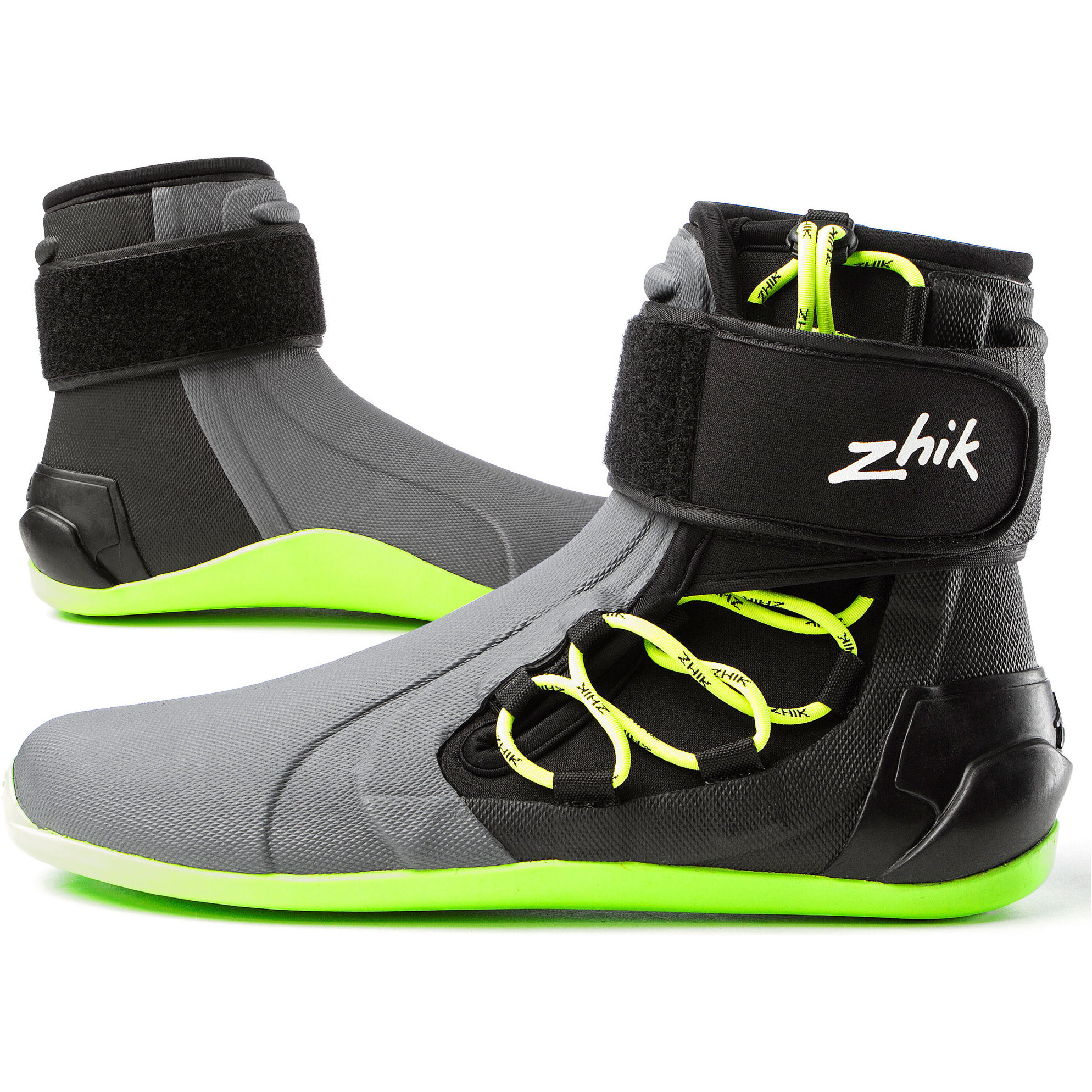 2025 Zhik High Cut Sailing Boots Grey / Black DBT0270