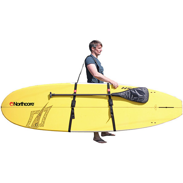 2026 Northcore Harnais De Transport SUP / Surfboard Deluxe NOCO16B - Black