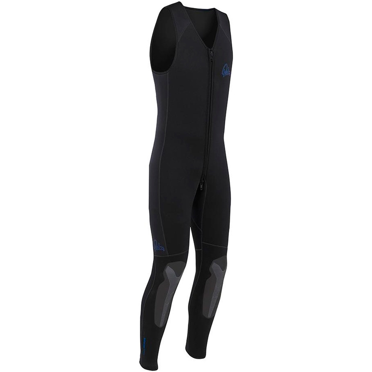 2025 Palm Inferno 5mm Double Lined Neoprene Front Zip Long John Wetsuit BLACK 10479P