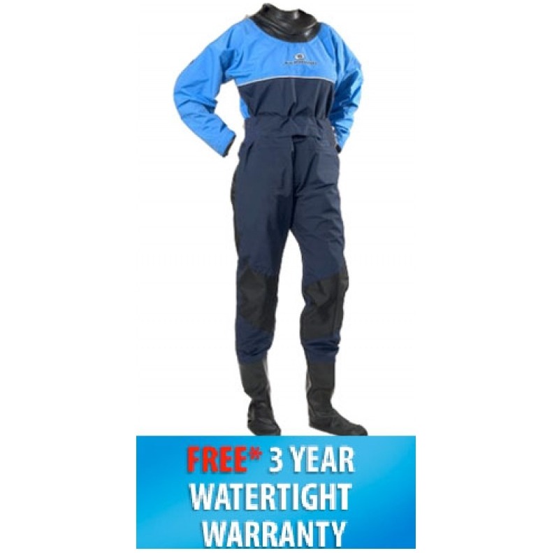 Bargain Typhoon Racer Ladies Latex Seal Drysuit + Free Under Fleece LARGE ONLY