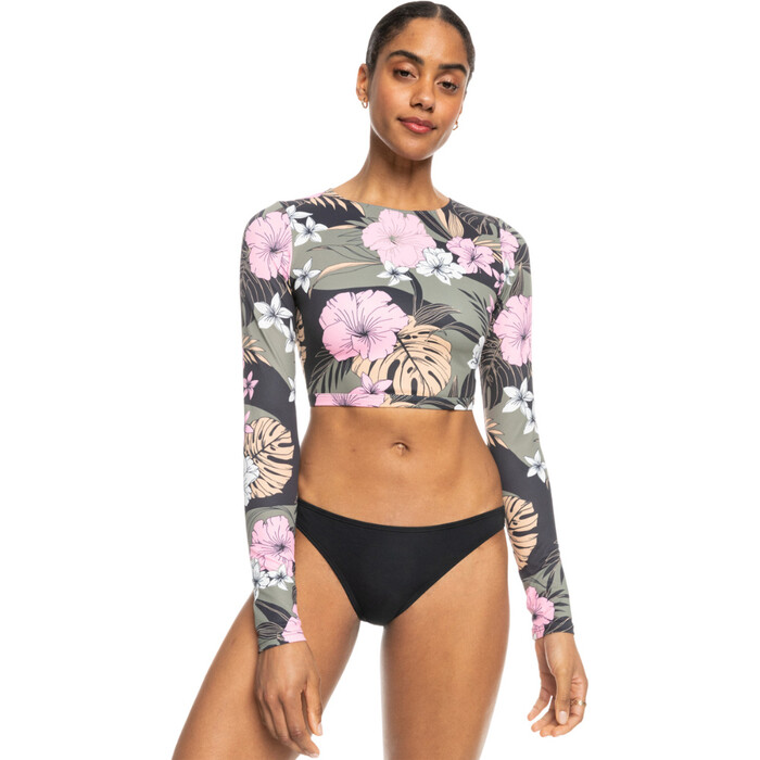 Rashguard De Surf Roxy Essentials Lycra Pour Femme - Protection UV Et Confort